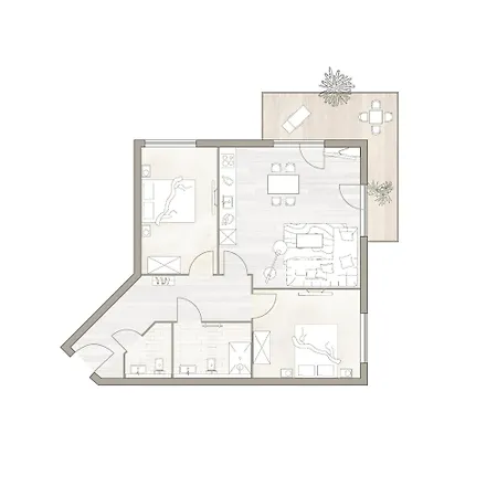 Binnendiek Haus 2 9 公寓 Böhl